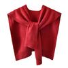 1PC Clothing Accessories Versatile Solid Color Classic Shawl Warm Scarf Minimalist Style Knit Material Fashion Multi-Color