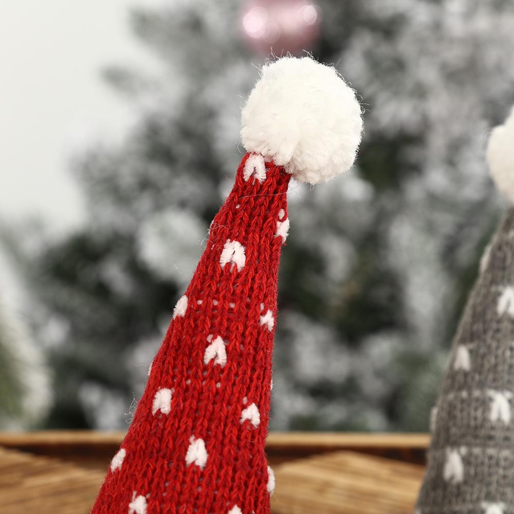 Nordic Knitted Rudolph & Santa Claus Christmas Ornaments
