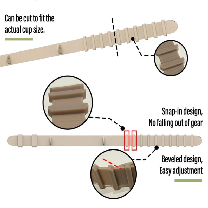 Water Bottle Handle Silicone Sling Holder With Shoulder Strap Fit Most Bottles Universal Bottle Lanyard Adjustable Strap