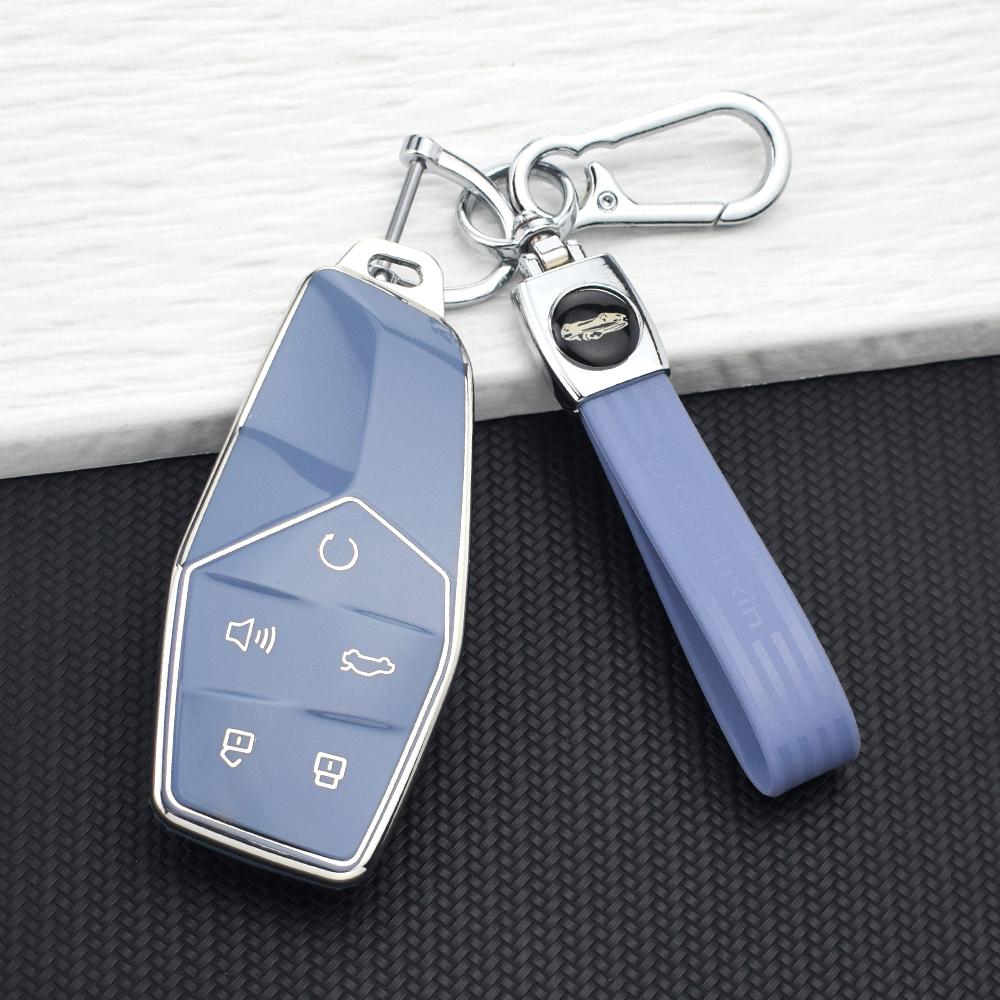 Premium Soft TPU Remote Key Fob Protective Shell for MG One 2022-2026 Anti-scratch Car Key Case Holder KeyChain Auto Accessories