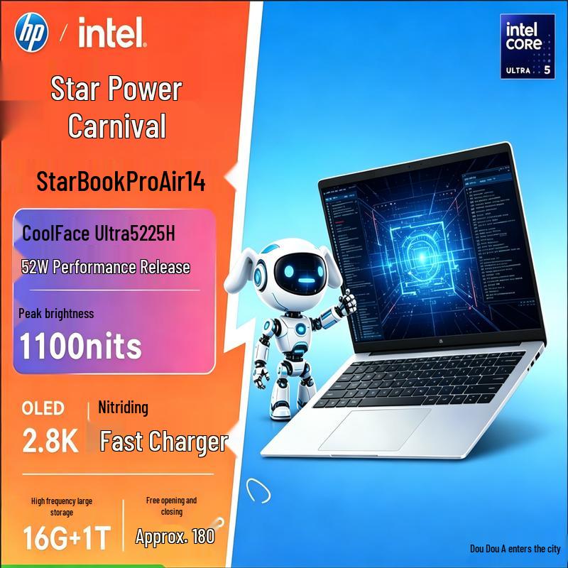 HP StarBook Pro Air 14 Ultralight Laptop (CN version) серебристый