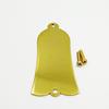 Bell-Shaped 2-Hole Bass Guitar Headstock Cover Iron Guitar Neck Truss Rod Cover Iron Core Cover Panel Cover