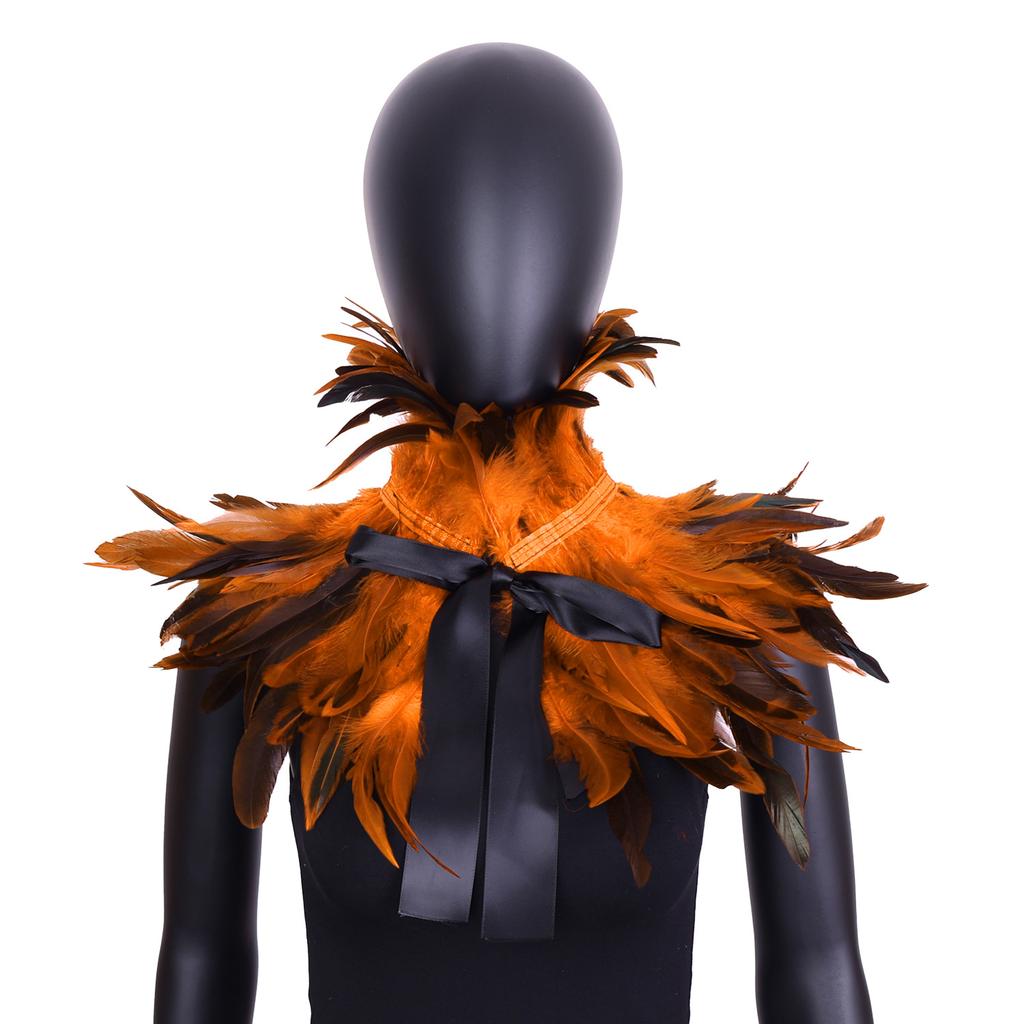 Makeup Ball, Party Decoration, Feather Scarf, Shawl, Cape, Camisole, Fake Collar, Clothing Decoration
