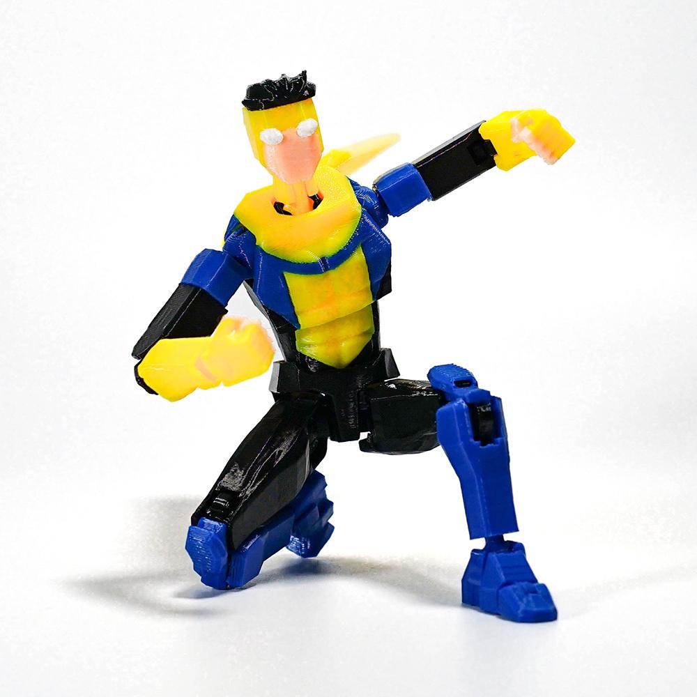 

3D Printed Superheroes Invincible Omni Man Anime Multi-Jointed Shapeshift Toys Action Figures Mannequin Model Ornaments Gifts