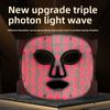 Photon Hautverjüngungsinstrument Haushaltsmaske Schönheitsinstrument Gesichtsmasken-Einführgerät LED Rot und Blau Große Reihenleuchte