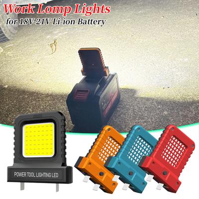 Elektrowerkzeug Zubehörteile Für Makita 18V Für DeWALT 20V Für Milwaukee Für Bosch Für M18 Lithium Batteriegehäuse Arbeitslampe Lichter