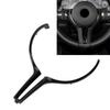 Car Steering Wheel Trim Anti UV ABS High Strength Replacement for M4 F82 F83 2014‑2018Black