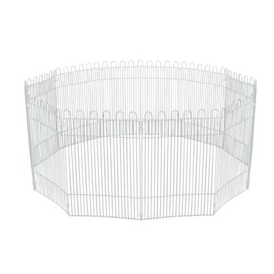 Large 12PCS Paint Coating Iron Net Hamster Fence Playpen Toy with 27PCS Plastic Buckle for Hedgehog