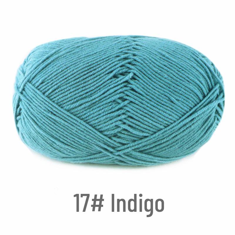 Suhe 4-Ply Combed Milk Cotton Yarn for Crochet & DIY Knitting Projects