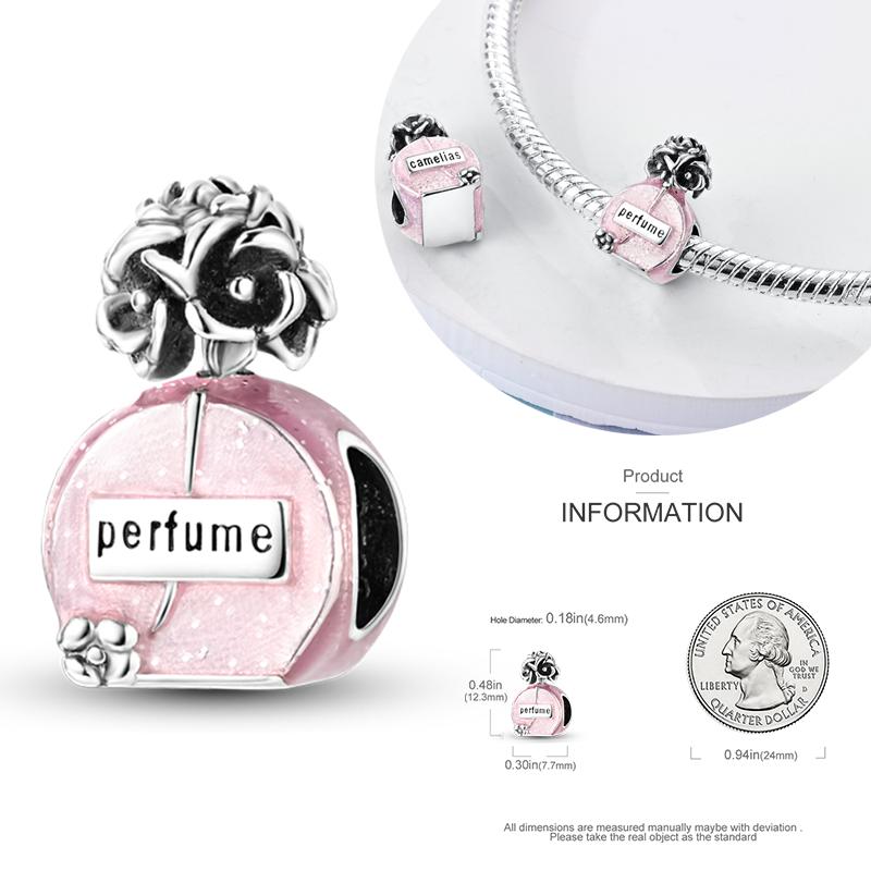 Copper Charms Beads Perfume Animal Butterfly Pendants Fit Original Bracelet Diy Jewelry