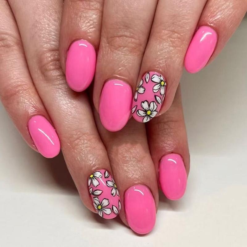 Press on Nail,Fake Nail Stick Glues on Nail False Nail Acrylic Nail Artificial False Nail for DIY Nail Art Designs