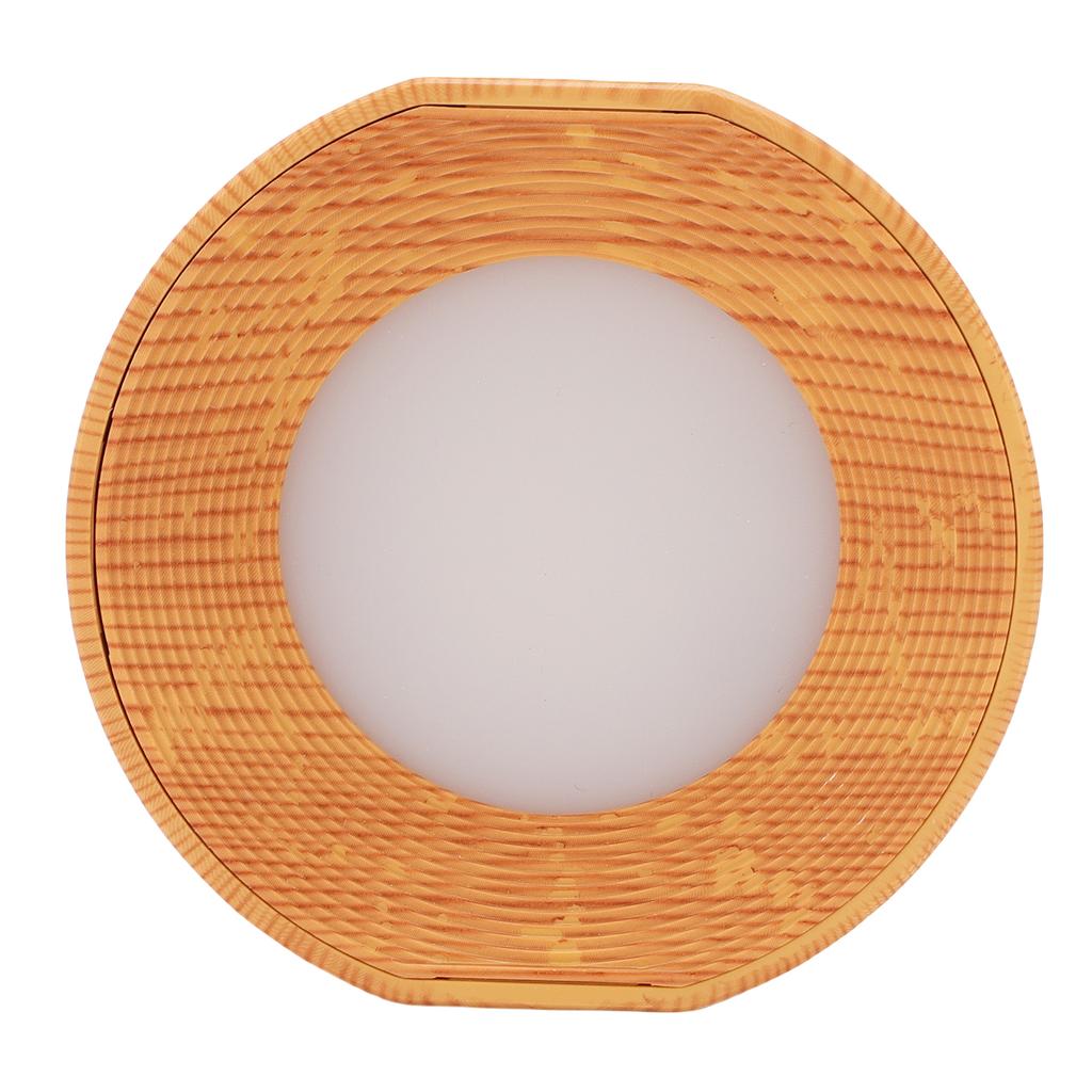 Batteriebetriebene Wandleuchte LED Wiederaufladbar Kabellos Wandlicht 3 Farbtemperaturen Dimmbar 360 Grad Drehbar Magnetkugel für Schlafzimmer Holzfarbe