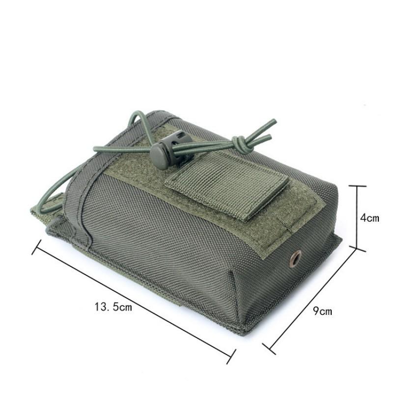 Outdoor Multifunctional Walkie-talkie Hanging Bag Molle Military Fans Sports Camouflage Accessory