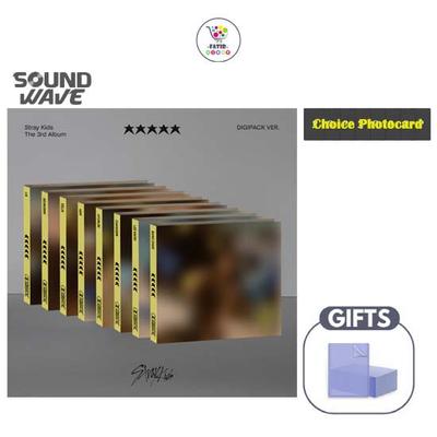 SOUNDWAVE FOTOKARTE „Auswählbarer Vorteil“ Stray Kids 5-STERNE-DIGIPACK VER RANDOM