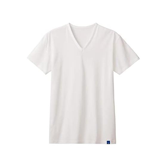 [Gunze] Inner Shirt, Cool Feel, 100% Cotton, Lasting Deodorant, V-Neck, Cool Magic, MCA515N, Men s