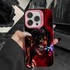 AOT Eren Yeager Pink Translucent Mobile Phone Case for iPhone 17 16 15 14 13 12 11 X XR XS Air Pro Max Plus Colorful Cover