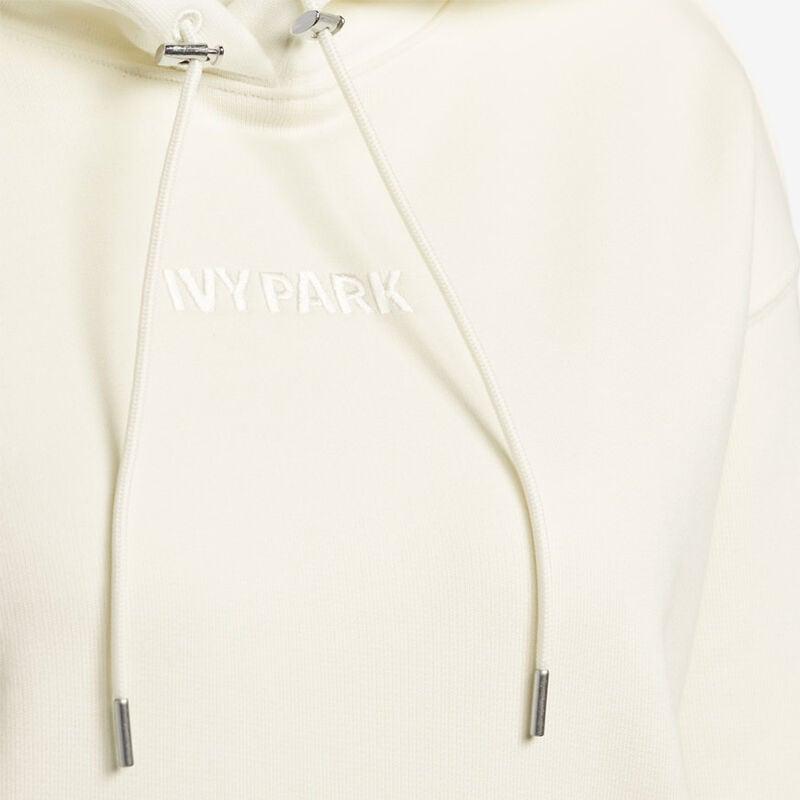 adidas Originals X Ivy Park Pulover Crop cu Culoare Solidă Hanorac cu Mâneci Lungi Femei hanorace Alb HY2649