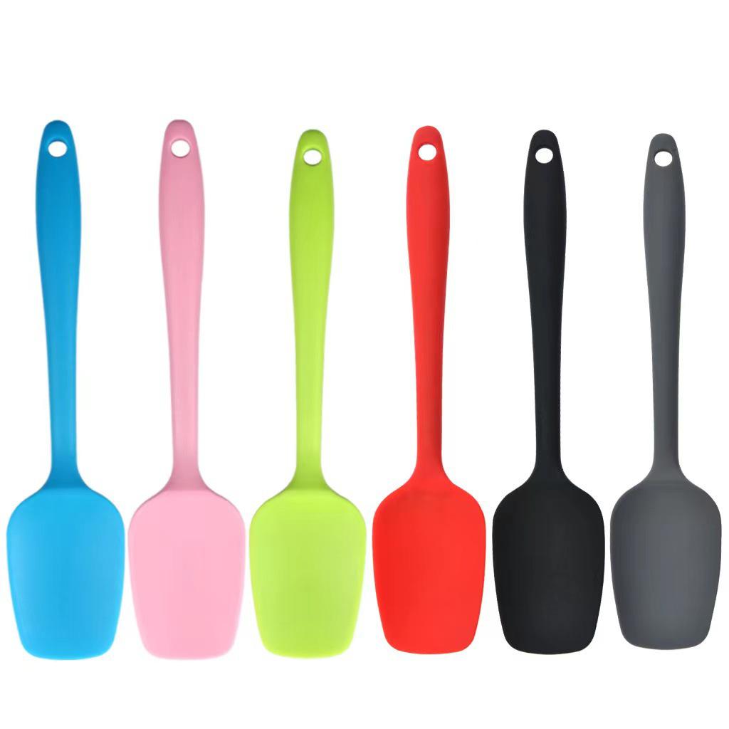 High-Temp FDA Food Grade Silicone T-Spatula Scraper Set: Large & Small Baking/Cooking Tools