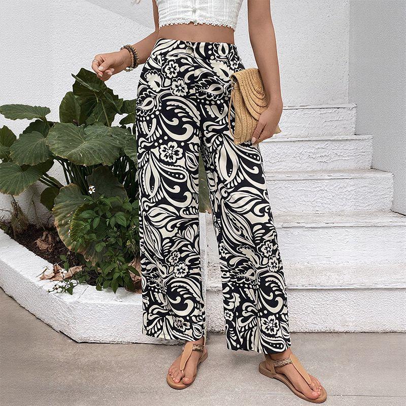 Spring Summer Women Trousers Print Ladies Pants Spring/Summer Fashion Pants women