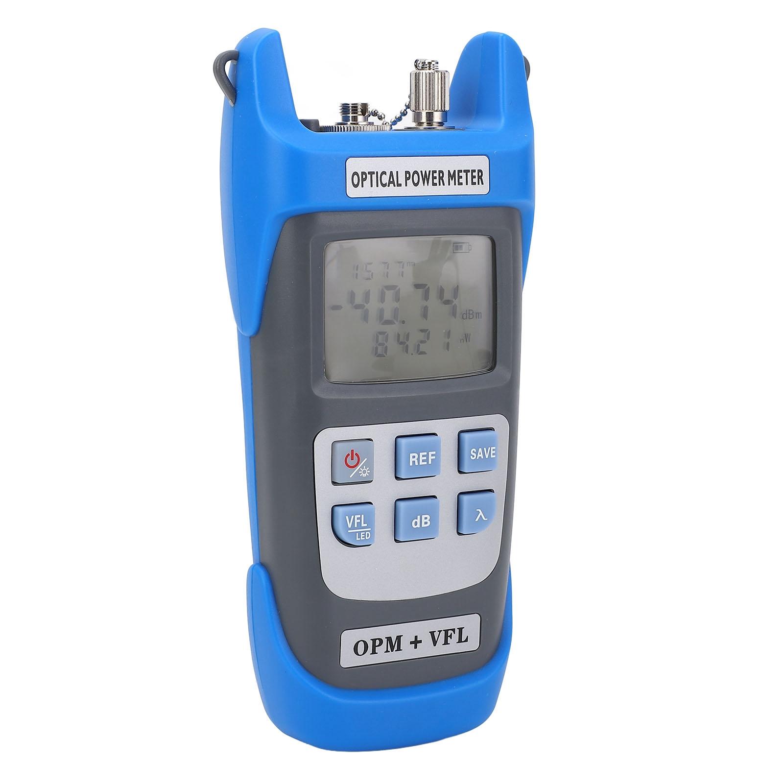 

3 в 1 тестер оптоволокна 50 до +26 дБм измеритель оптической мощности 30 мВт 30 км визуальный локатор неисправностей OPM и