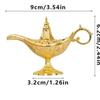 Vintage Arabian Night Inspired Metal Incense Lamp with Ornate Filigree&Lucky Cloud Motifs Home Aromatherapy&Spiritual Ambiance