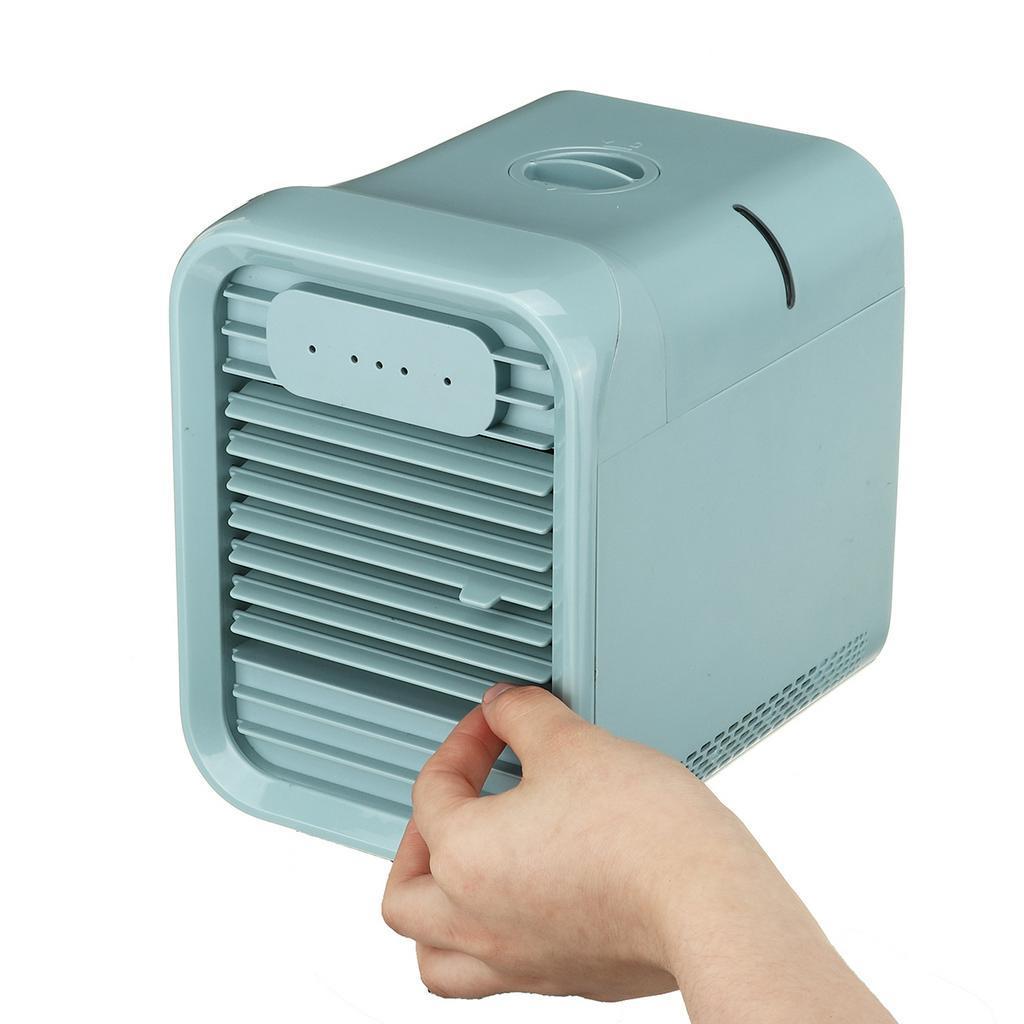 27W 3 modos Mini Ar Condicionado Portátil Refrigeração Semicondutora Umidificação Ventoinhas de Resfriamento de Mesa Refrigerador de Ar Casa Escritório 220V