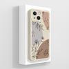 Smartphone Case For iPhone 13 14 15 16e Pro Max Mini Plus Lazy Kitten Pretty Flowers Pattern Liquid Silicone Shockproof Advanced Shell For iPhone Capa