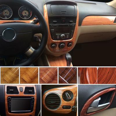 Adesivo per auto effetto legno 30x100cm Avvolgimento lucido Adesivo per auto Autoadesivo Fai da te Styling Vinile Adesivo Decalcomania