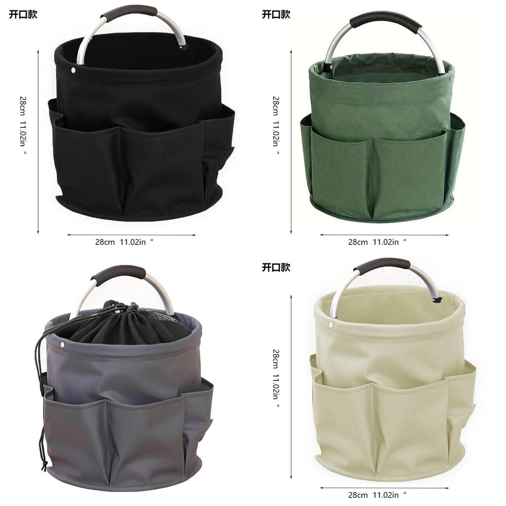 Oxford Cloth Collapsible Camping Basket With Multifunctional Storage For Outdoor Picnic And Home Organization