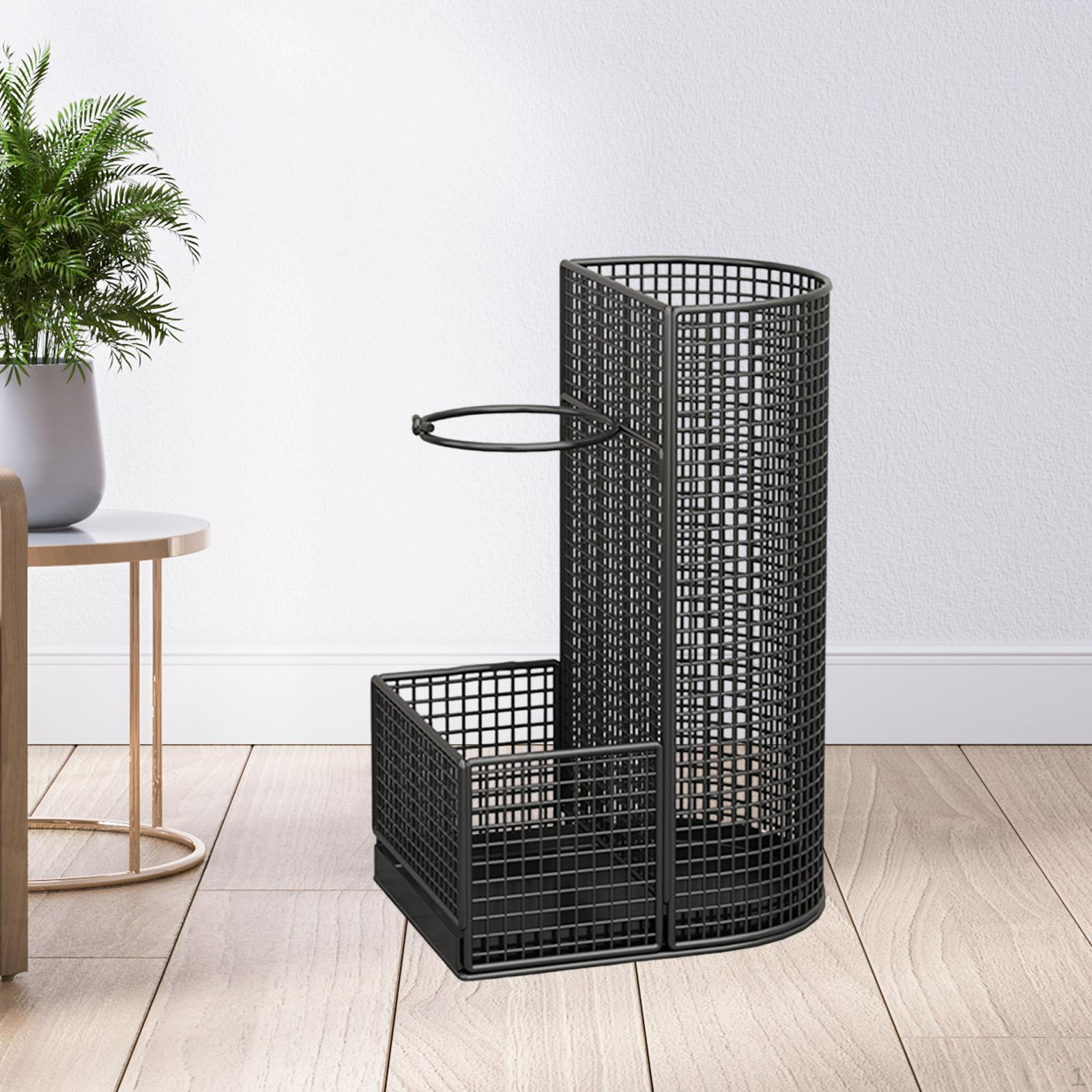 

Подставка-держатель для зонтов Декор для прихожей Многоцелевой Прочный Железный Держатель для тростей и палок для ходьбы