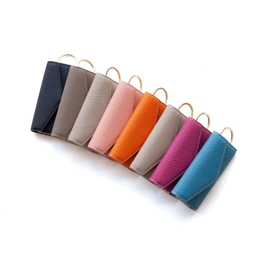 BONAVENTURA Slim Key Case [Greige X Yellow] BKCT1-GGYE