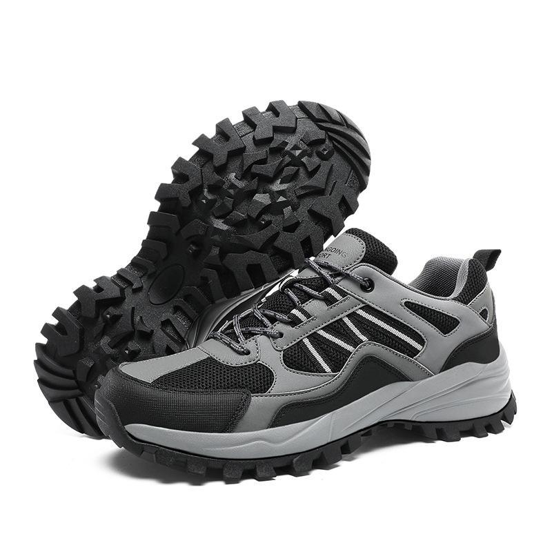 Large Size New Couple Hiking Shoes Mesh Breathable Outdoor Sports Shoes Camping Off-road Hiking Men's and Women's Shoes