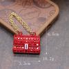Fashionable Dollhouse Metal Chain Bag Pack Doll Bag Miniature Shopping Handbag For Clothes Accessories