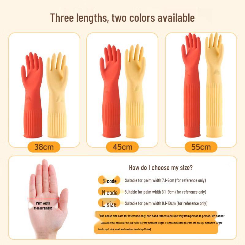 Extralange Hochleistungs-Rot-Latexhandschuhe