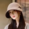 New Cap Equestrian Hat Autumn and Winter Warm Women's Fashion Bucket Hat