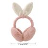 Adult Teens Foldable Animal Ear Shape Plush Ear Warmer Winter Windproof Earmuff