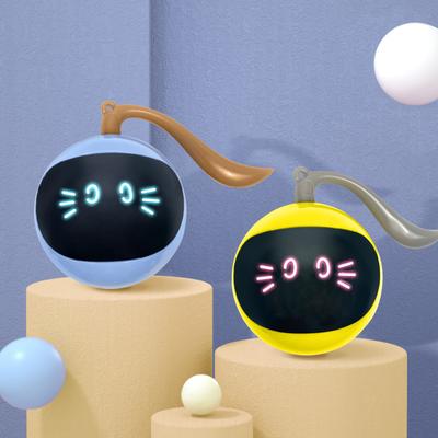 Haustier Kleiner Magischer Ball Katzenspielzeug Elektrischer Katze Lustiger Ball Intelligenter Automatischer Rollender Ball Lustiger Katzenspielzeugball