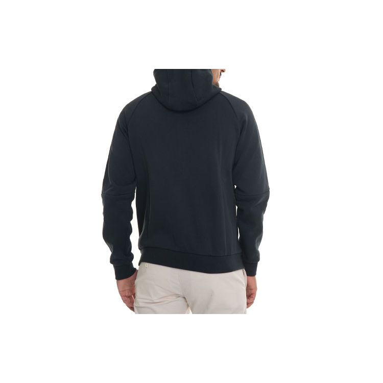 Emporio Armani EA7 FW22 Letter And Number Print Long Sleeve Hooded Jacket Men Jackets Navy-Blue 6LPM47-PJ07Z-1578