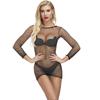 Sexy Women Fishnet Babydoll Lingerie Underwear Nightwear Sleepwear Bodysuit