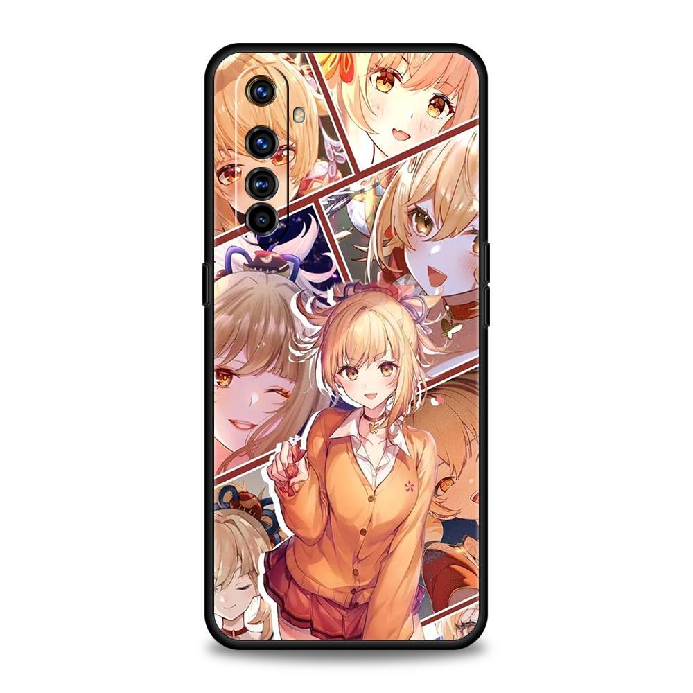 For Realme GT Neo 2 3 3T 5 Phone Case 12 11 5G 10 9 8 5G 7 6 GT5 GT3 GT2 Pro Plus C21 C11 C25 Cover Genshin Impact  Alhaitham