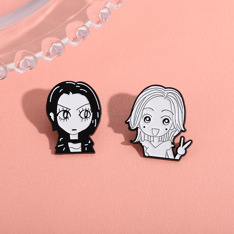 Xiaomi Anime Girls Collections Enamel Pins Cartoon Manga Character Brooches Clothing Lapel Badge Fashion Jewelry Gifts for Fans Friends