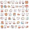 50PCS Cute Cartoon BuBu Stickers: Waterproof Decorations for Journals, Bottles, and Computers