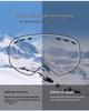 Unisex Anti-Fog HD Spherical Ski Goggles for Kids - Glasses Compatible