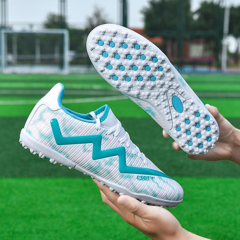 Mens Football Shoes' Anti Slip Wear-resistant Grass Contest Training Youth Football Boots Lightfoot Five-a-side Soccer Shoes for Man