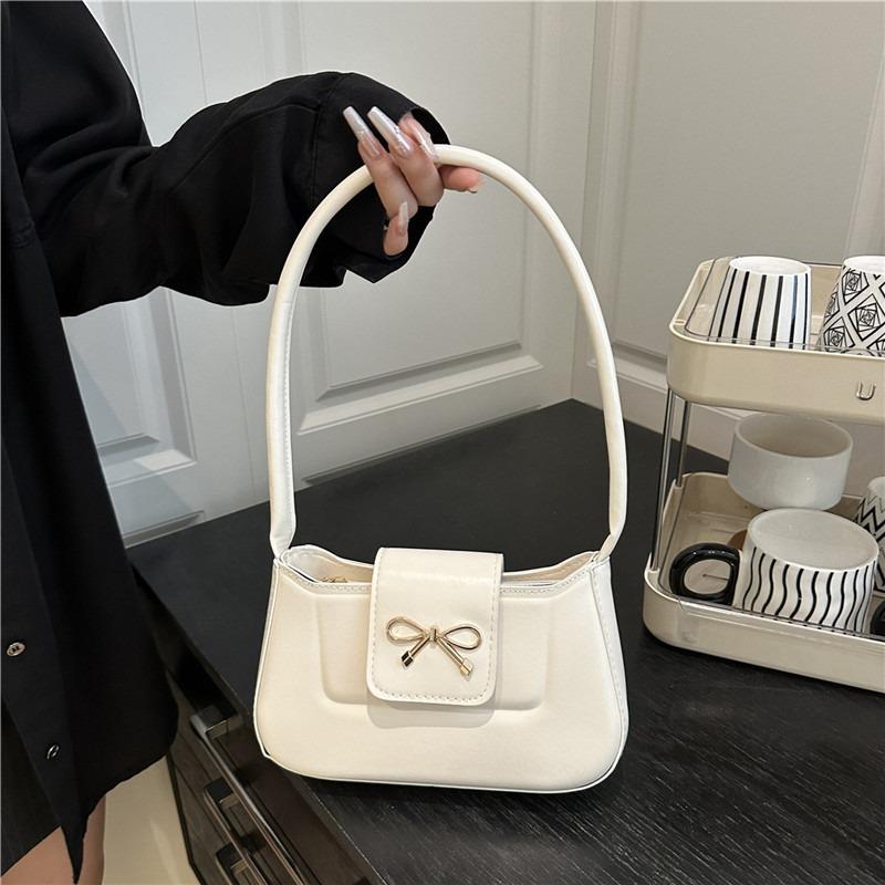 New Simple Fashion Casual Small Square Bag Women's Simple Fashion Baguette Bag Trendy Fashion Shoulder Armpit Bag