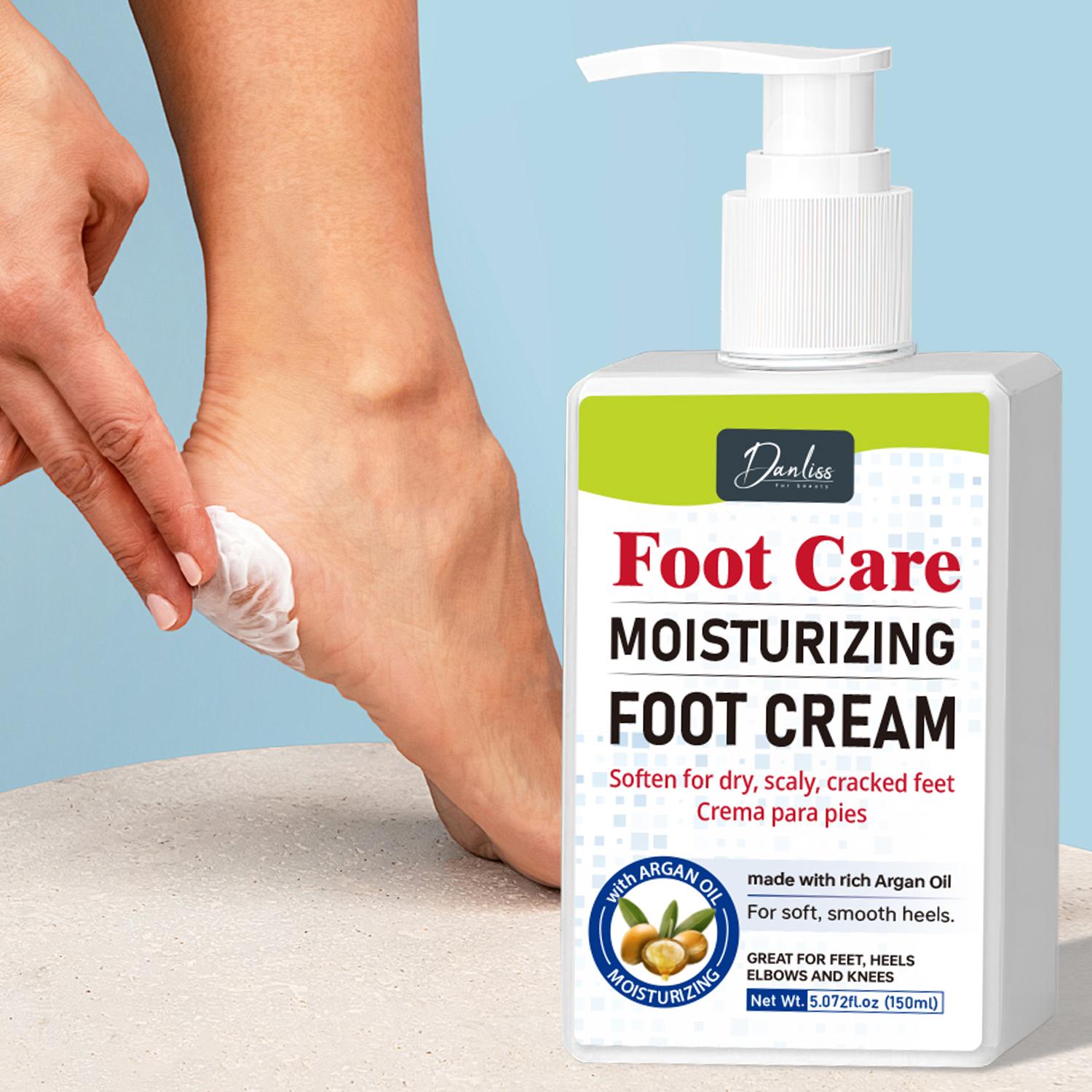 

Moisturizing Foot Cream-Argan Oil, Shea Butter, Avocade Oil-Moisturizing dry cracked skin,150ml