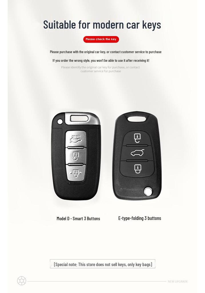 Beijing Hyundai Car Key Case for Reina, Sonata, Elantra, ix35, Langdong, Tucson, Yixing