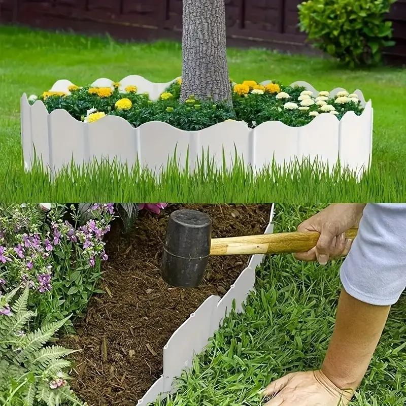 20pcs Garden Fence, Corridor Decoration, Plastic Planting Fence, Free Splicing, Horticultural Fence