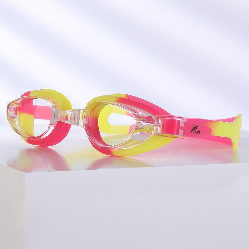 Men's & Women's Anti-Fog Waterproof HD Swimming Goggles for Adults - Plano Myopia, Transparent Lens, Professional Use