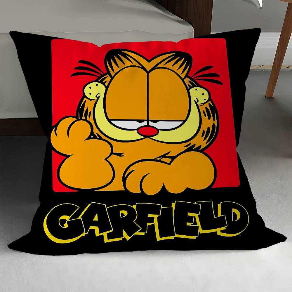 Cute Anime G-Garfields Cat 45*45cm Cushion Cover Pillow Cover Decor Pillowcase Home Pillowcase For Couch Pillow